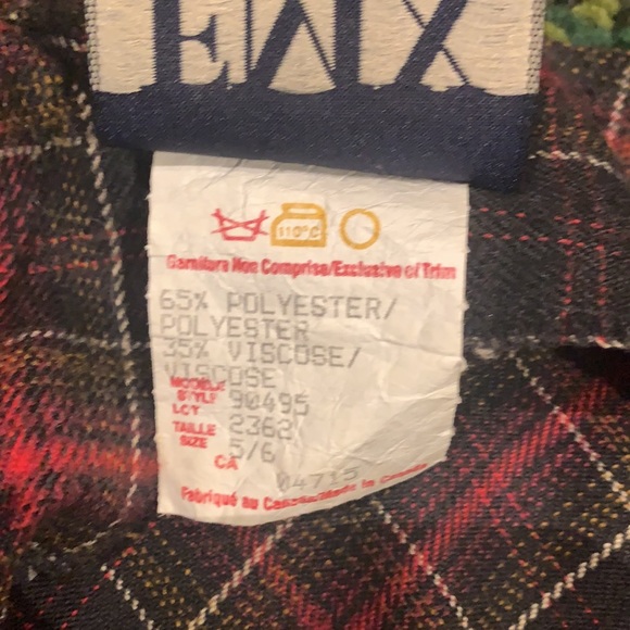 Vintage plaid skirt - Picture 4 of 4